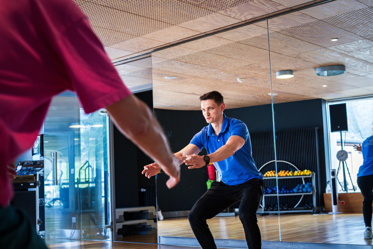 emser therme fitness panorama kurs kniebeugen